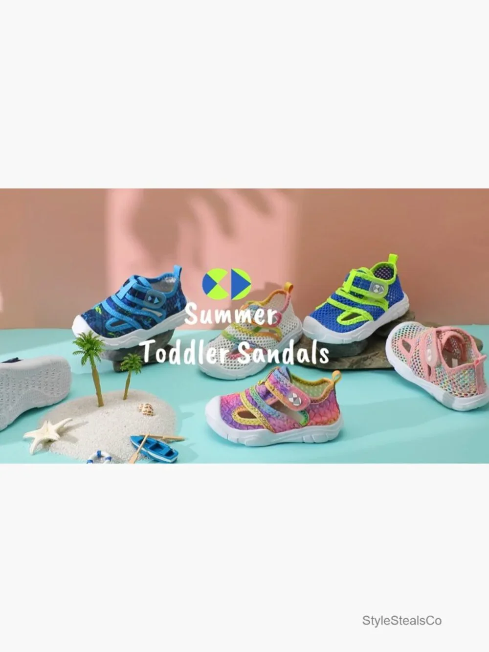 Toddler Water Shoes Quick-Dry Barefoot Sandals for Beach Pool
